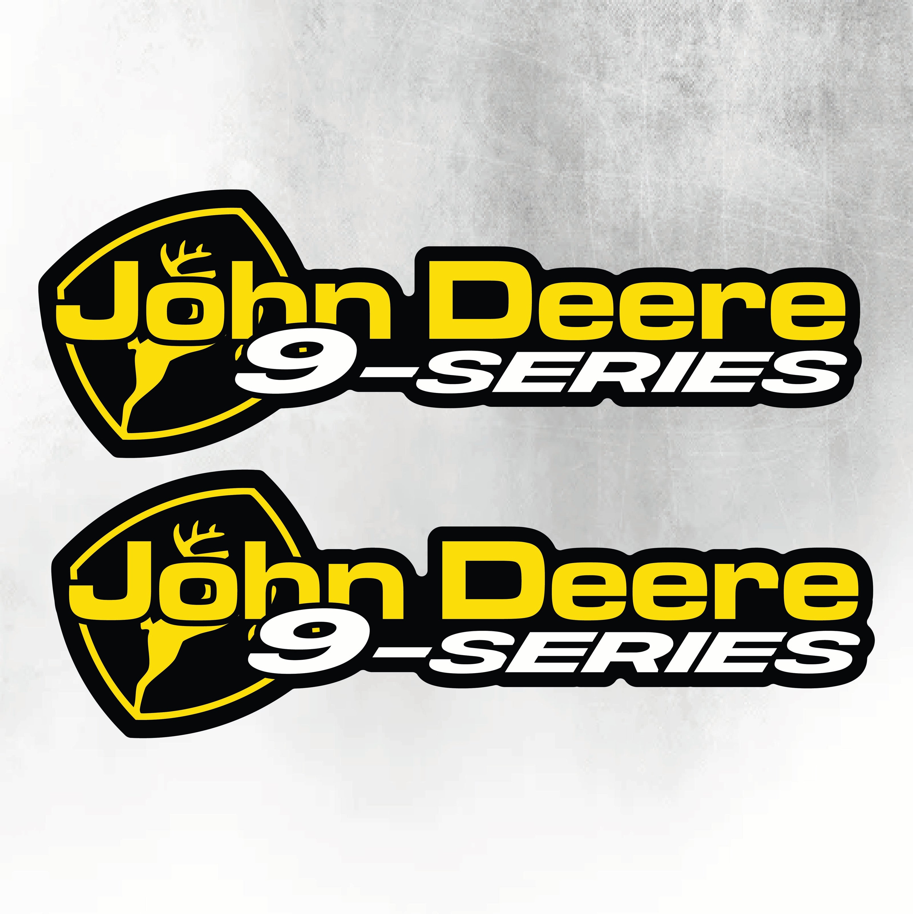 John Deere Yellow & Black 9 Series New Style Decal