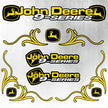 John Deere Yellow & Black 9 Series New Style Decal