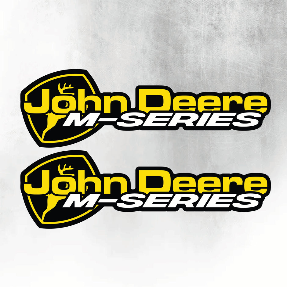John Deere Yellow & Black M Series New Style Decal