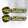 John Deere Yellow & Black M Series New Style Decal