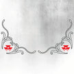 Massey Ferguson 7S Silver & Black New Style Decal