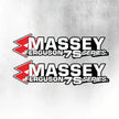 Massey Ferguson 7S Silver & Black New Style Decal
