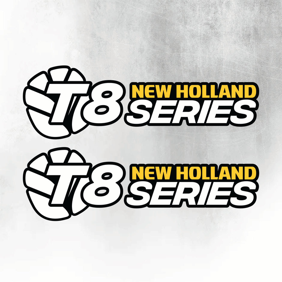 New Holland T8 Series White & Black New Style Decal