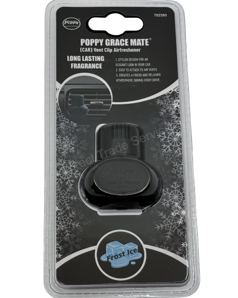 Poppy Grace Mate EVA Air fresheners mix fragrances - Clip On Airvent