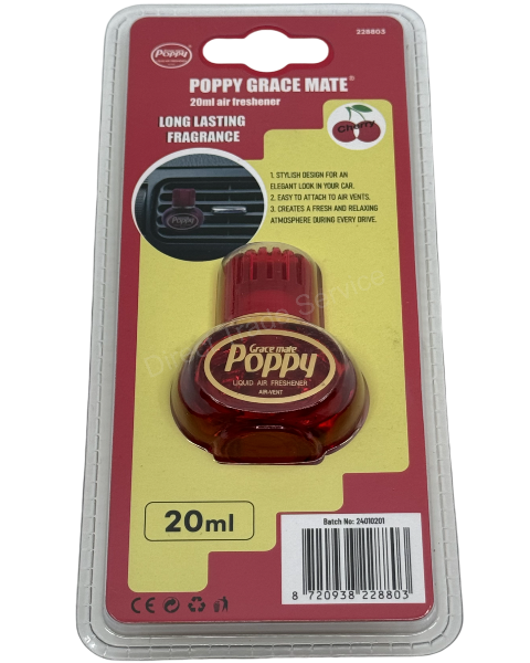 Poppy Grace Mate EVA Air fresheners mix fragrances - Clip On Airvent