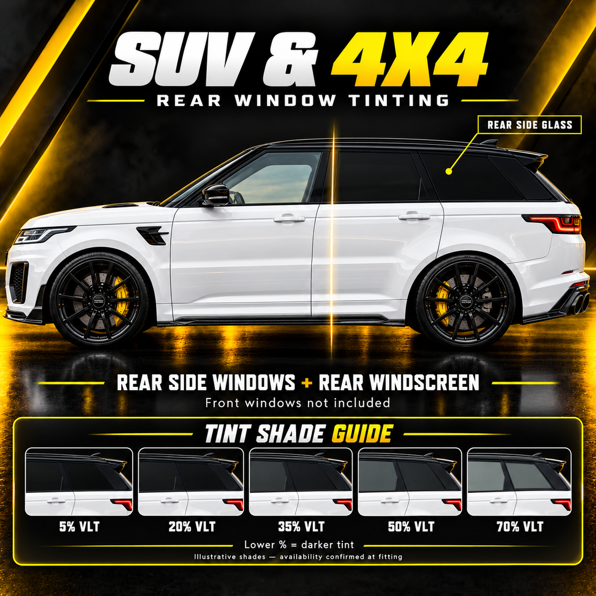 SUV & 4x4 | Rear Window Tinting