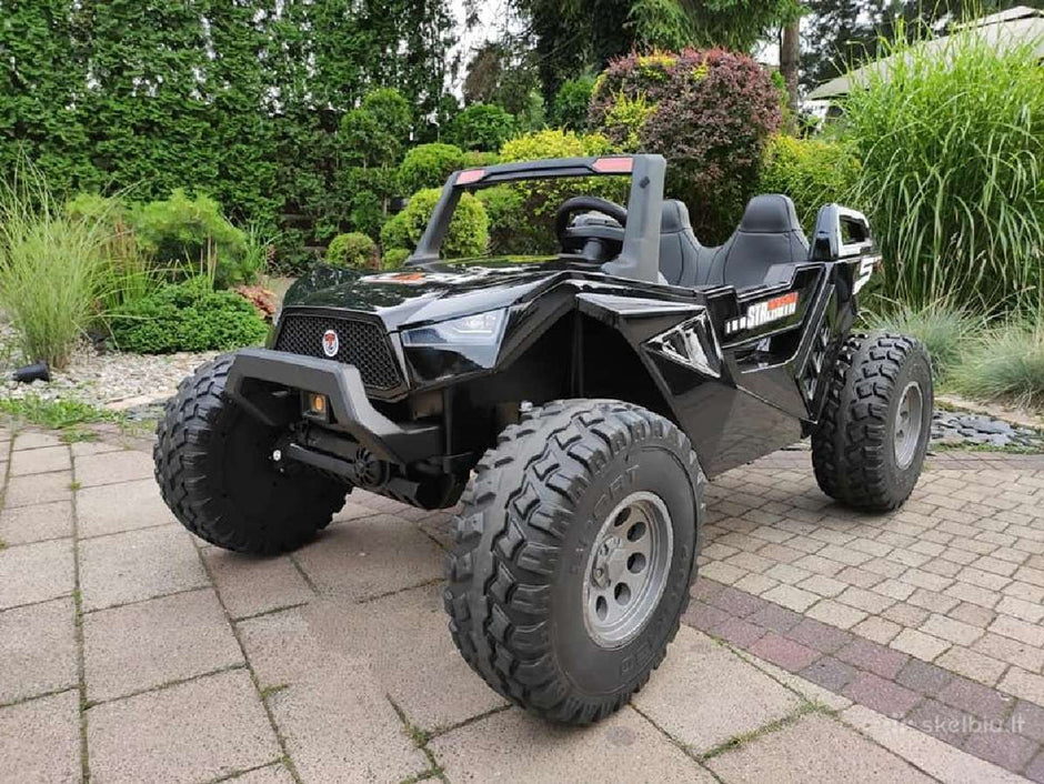 Onyx Kids 24 V “Clash XL” Electric Ride-On Buggy – Black Adventure Edition