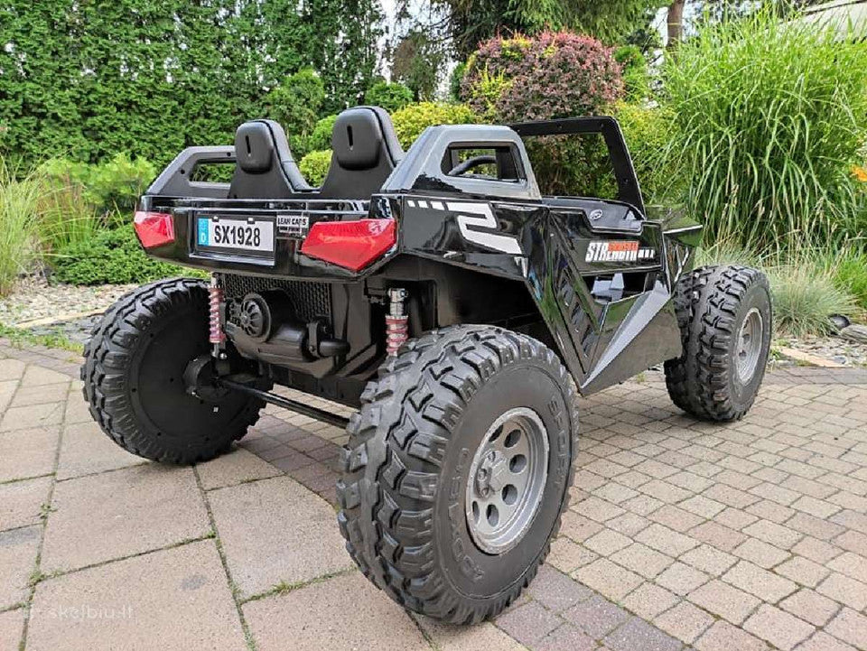 Onyx Kids 24 V “Clash XL” Electric Ride-On Buggy – Black Adventure Edition