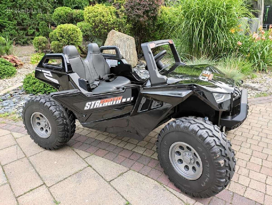 Onyx Kids 24 V “Clash XL” Electric Ride-On Buggy – Black Adventure Edition