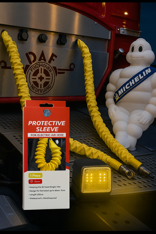 DTS Yellow Protective Sleeve for Electric/Air Hose 220 cm