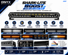 SHARK-LITE BOOST 47cm LED Light Bar – 125W | 11,000 Lumens | White/Orange DRL | R65 E-Marked