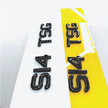 4D 40mm BLACK ACRYLIC WITH GEL TOPS METRO NUMBER PLATES