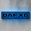 3D DAF XG Letters RGB COLOUR LED Light Up Sign