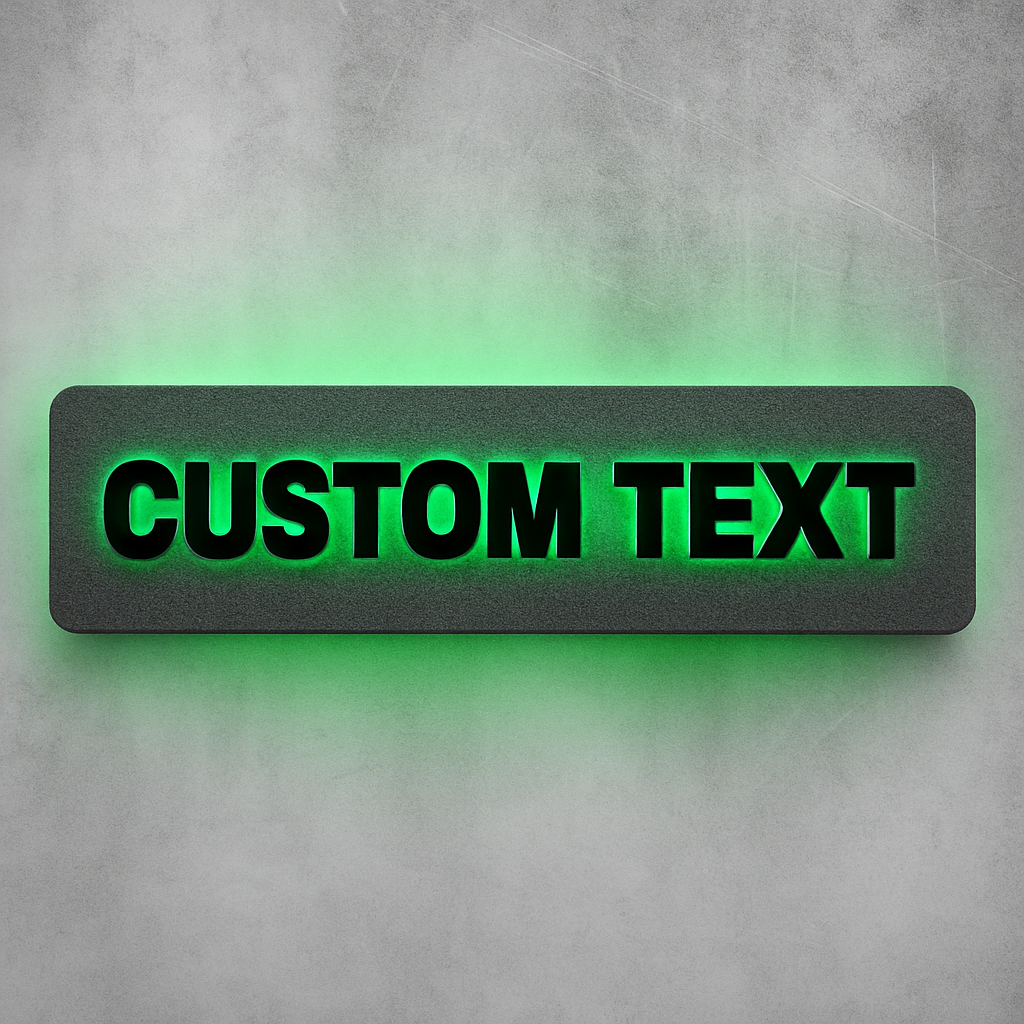 3D CUSTOM Letters RGB COLOUR LED Light Up Sign