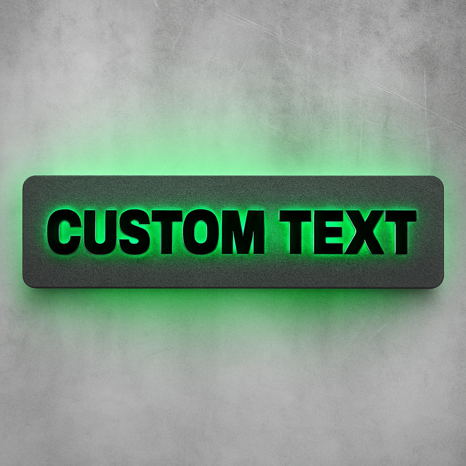 3D CUSTOM Letters RGB COLOUR LED Light Up Sign