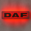 3D DAF Letters RGB COLOUR LED Light Up Sign