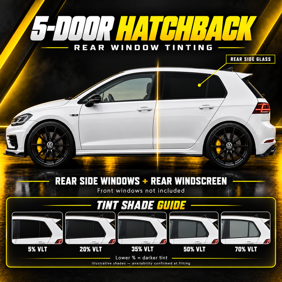 5-Door Hatchback | Rear Window Tinting