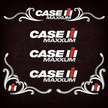 CASE MAXXUM IH Tractor Decal - Silver & Black