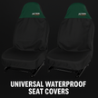 Action Sport Universal Waterproof Seat Covers – Olive Green & Black