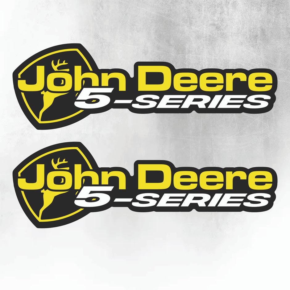 John Deere Yellow & Black 5 Series New Style Decal