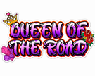 Queen of the Road Full Colour Sticker – 12.5cm