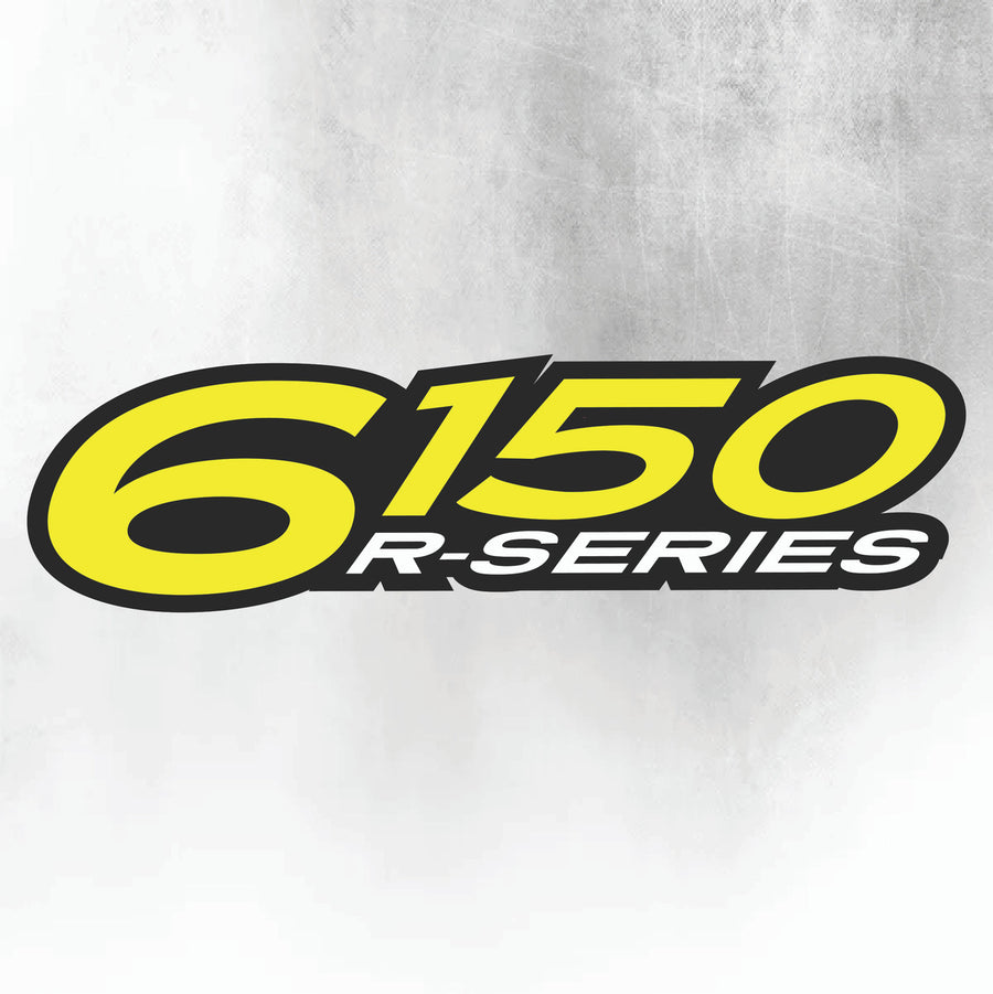 JOHN DEERE 6150R SERIES WINDSCREEN LOGO SELF ADHESIVE TRACTOR STICKER INSIDE FITTING