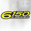 JOHN DEERE 6150R SERIES WINDSCREEN LOGO SELF ADHESIVE TRACTOR STICKER INSIDE FITTING
