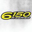 JOHN DEERE 6150R SERIES WINDSCREEN LOGO SELF ADHESIVE TRACTOR STICKER INSIDE FITTING