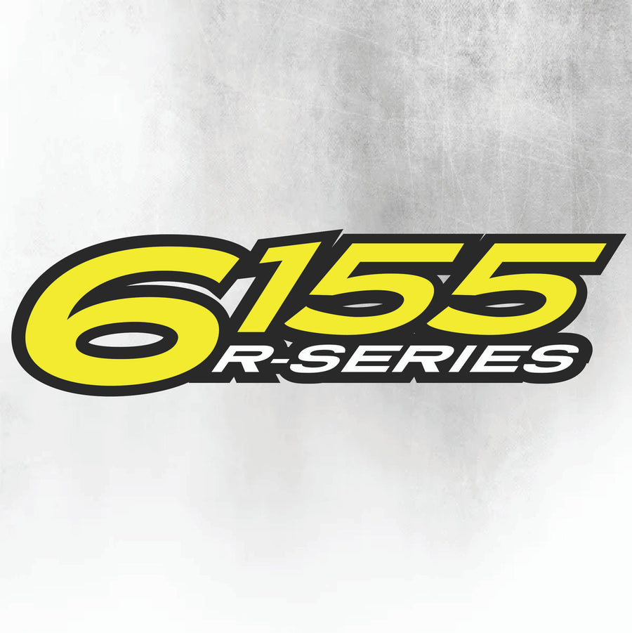 JOHN DEERE 6155R SERIES WINDSCREEN LOGO SELF ADHESIVE TRACTOR STICKER INSIDE FITTING