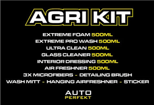 AutoPerfekt Agri Kit – Complete Vehicle Detailing Set | Onyx Styling Newry, Northern Ireland