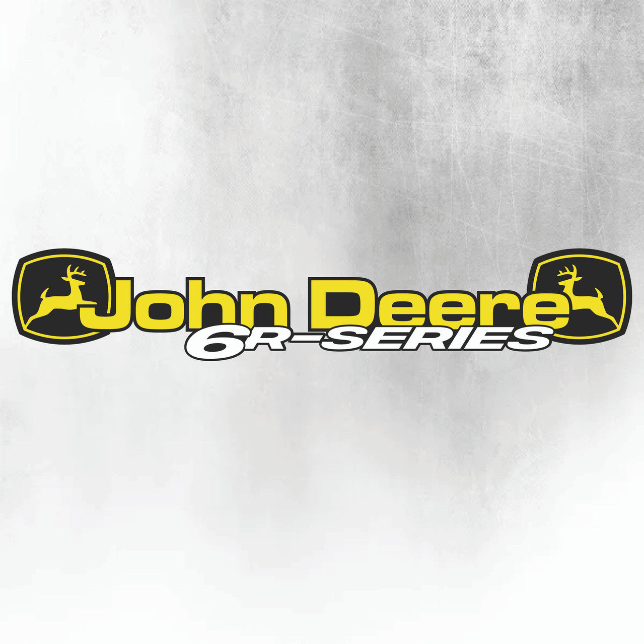 John Deere Yellow & Black 6R Series New Style Decal