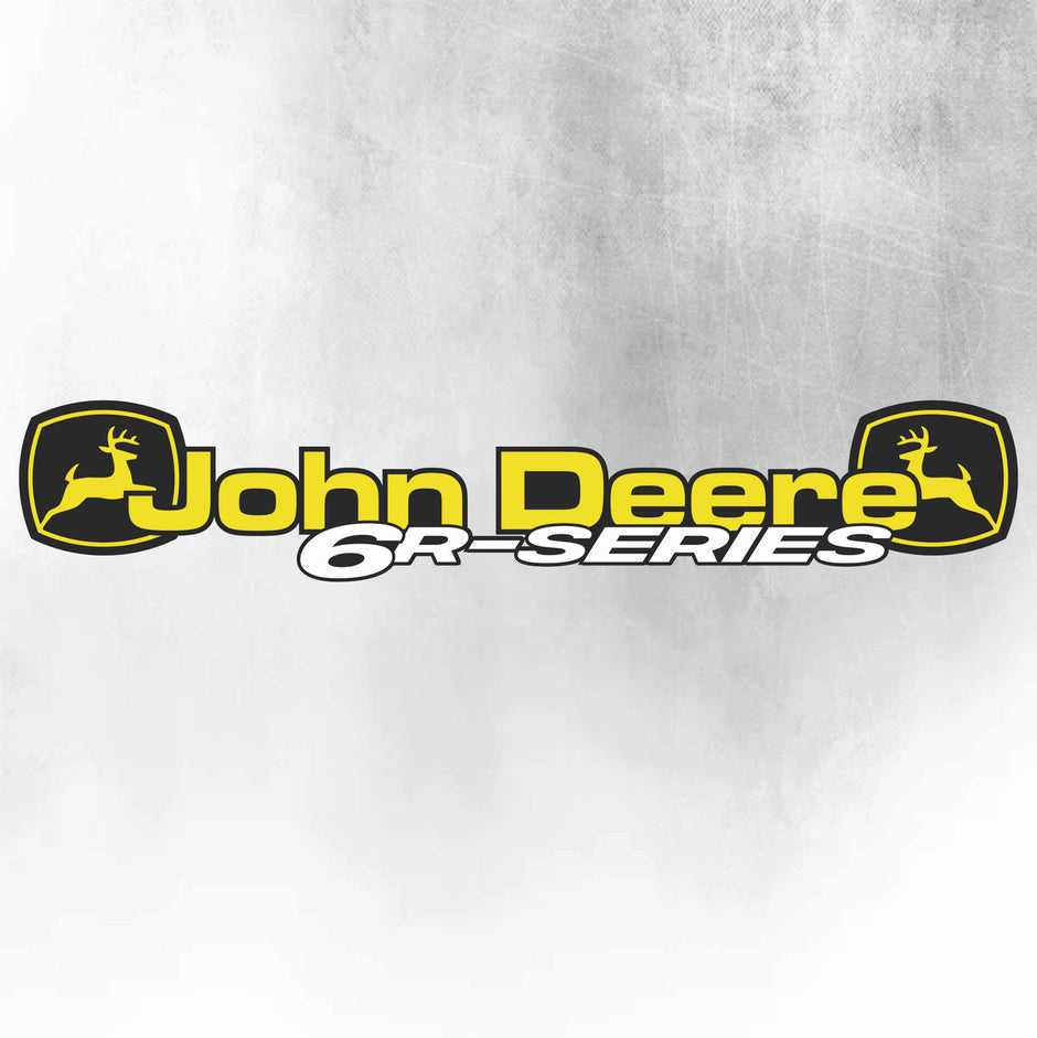 John Deere Yellow & Black 6R Series New Style Decal