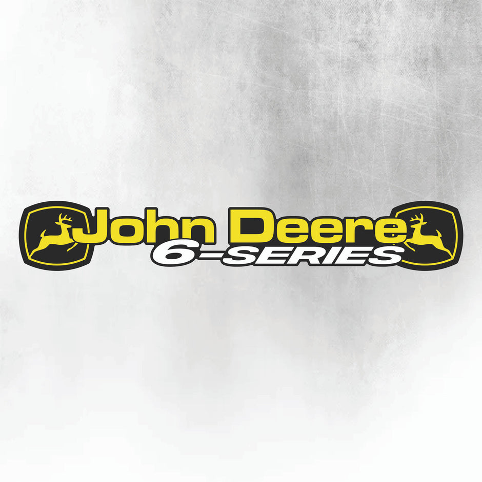John Deere Yellow & Black 6 Series New Style Decal