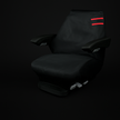 Heavy-Duty Nylon Seat Cover with Red Detailing