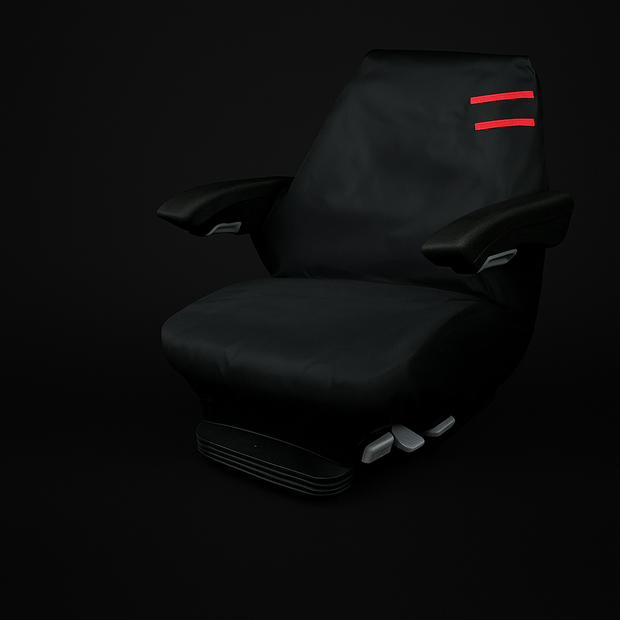 Heavy-Duty Nylon Seat Cover with Red Detailing