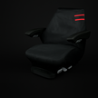 Heavy-Duty Nylon Seat Cover with Red Detailing