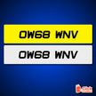 PRINTED STYLE 77 UK METRO 50MM PRINTED - PAIR FRONT AND BACK