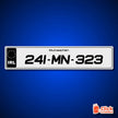 STYLE 79 IRL ITALIC METRO PRINTED NUMBER PLATES