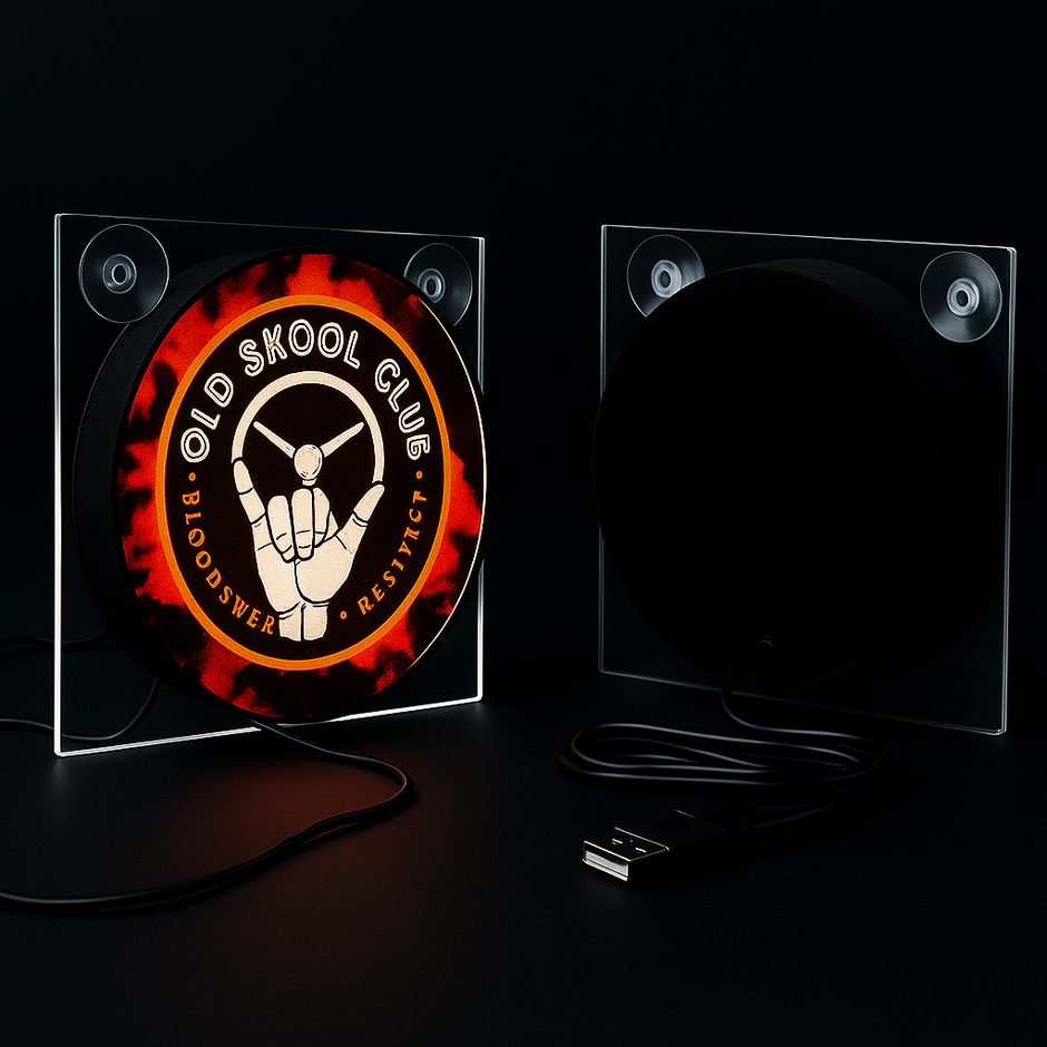 Old Skool Club LED Lightbox Deluxe | USB Truck & Car Interior Light