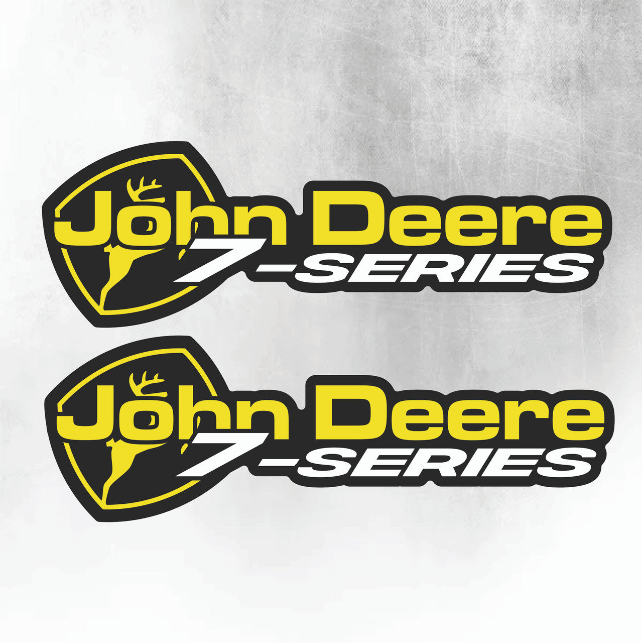 John Deere Yellow & Black 7 Series New Style Decal
