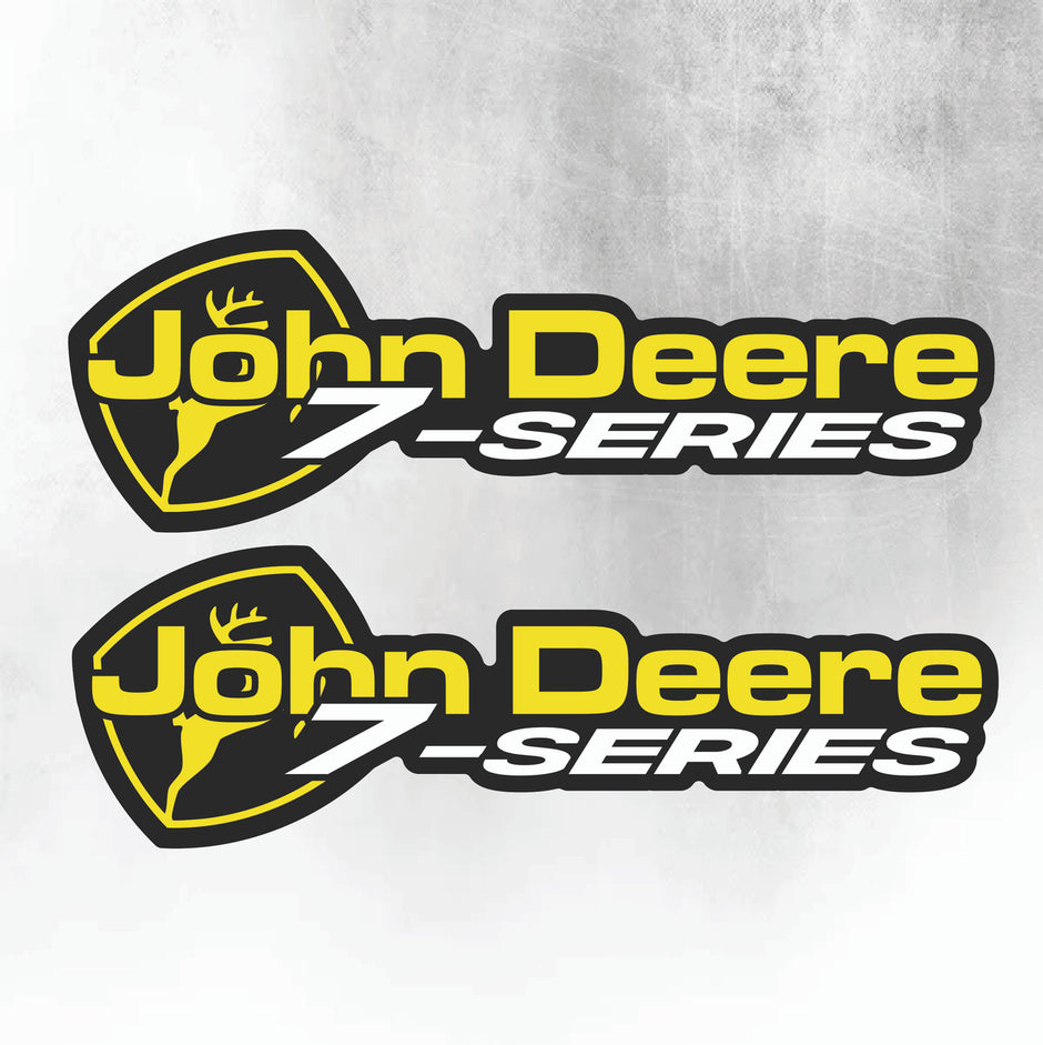 John Deere Yellow & Black 7 Series New Style Decal