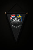 Super V8 Swedish Perfection Pennant – Truck Banner 23x29cm