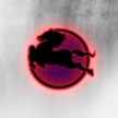3D IVECO Horse RGB COLOUR LED Light Up Sign 60x60cm