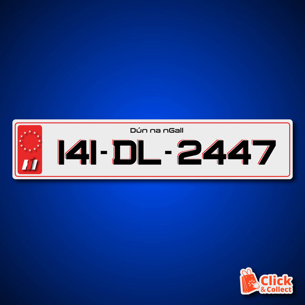 PRINTED STYLE 85 CASE IH AGRI RED SHADOW / IRL PRINTED - PAIR FRONT AND BACK