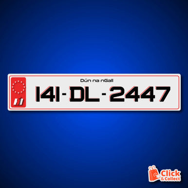 PRINTED STYLE 85 CASE IH AGRI RED SHADOW / IRL PRINTED - PAIR FRONT AND BACK