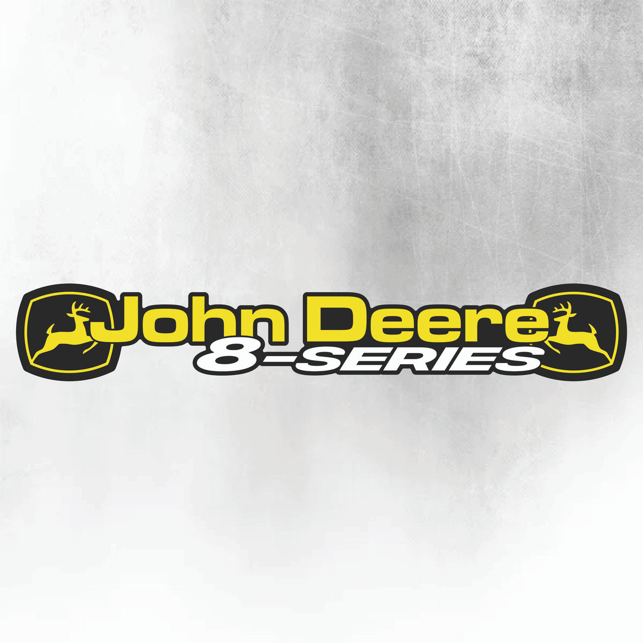 John Deere Yellow & Black 8 Series New Style Decal