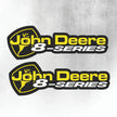 John Deere Yellow & Black 8 Series New Style Decal