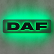 3D DAF Letters RGB COLOUR LED Light Up Sign