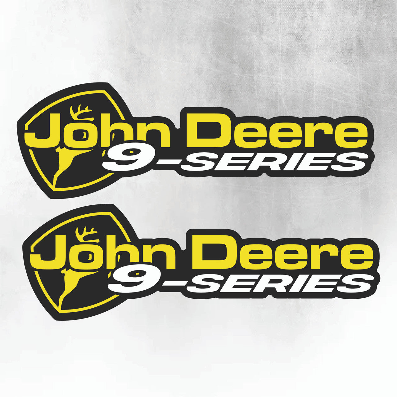 John Deere Yellow & Black 9 Series New Style Decal