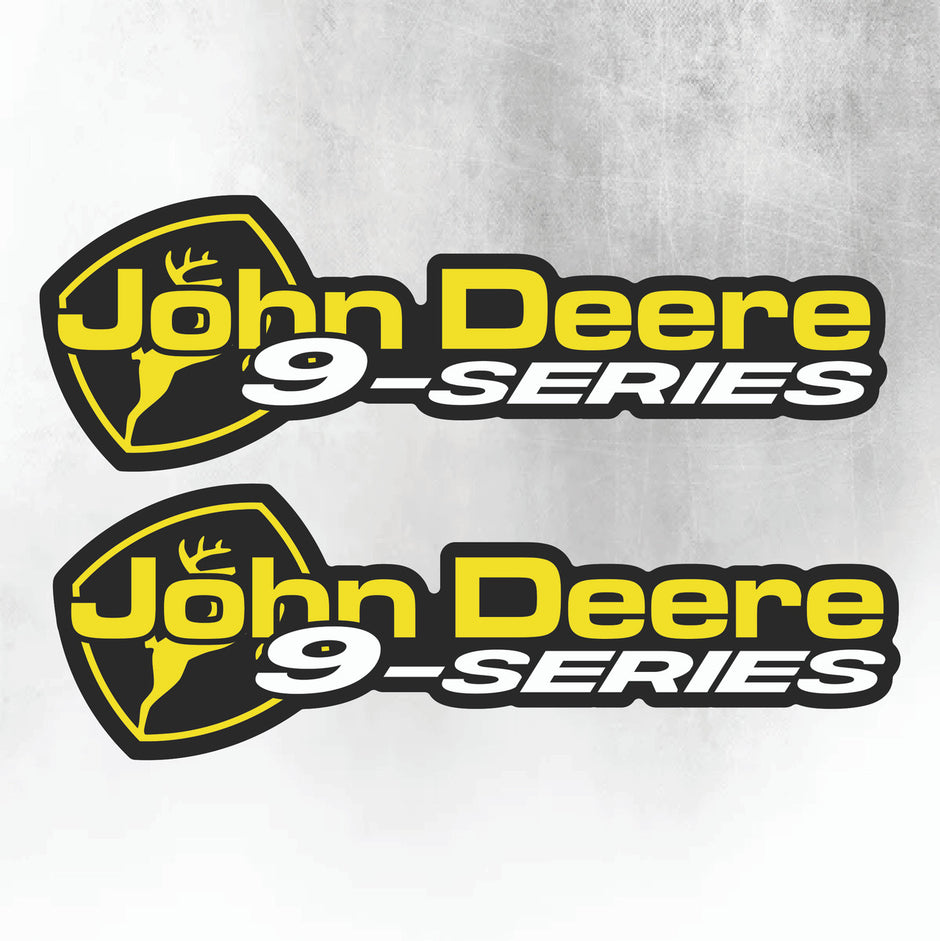 John Deere Yellow & Black 9 Series New Style Decal